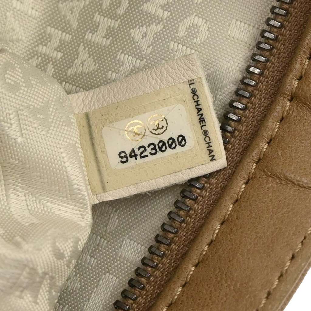 Chanel Lax Pochette Brown Leather Good condition - Box View
