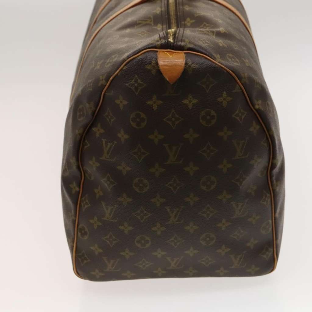 Louis Vuitton Keepall Bag Brown Canvas Good condition - Model View