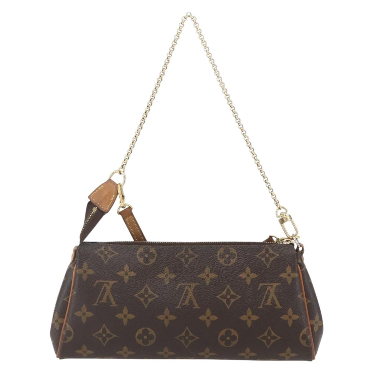 Louis Vuitton Eva Handbag Brown Canvas Good condition - Back View