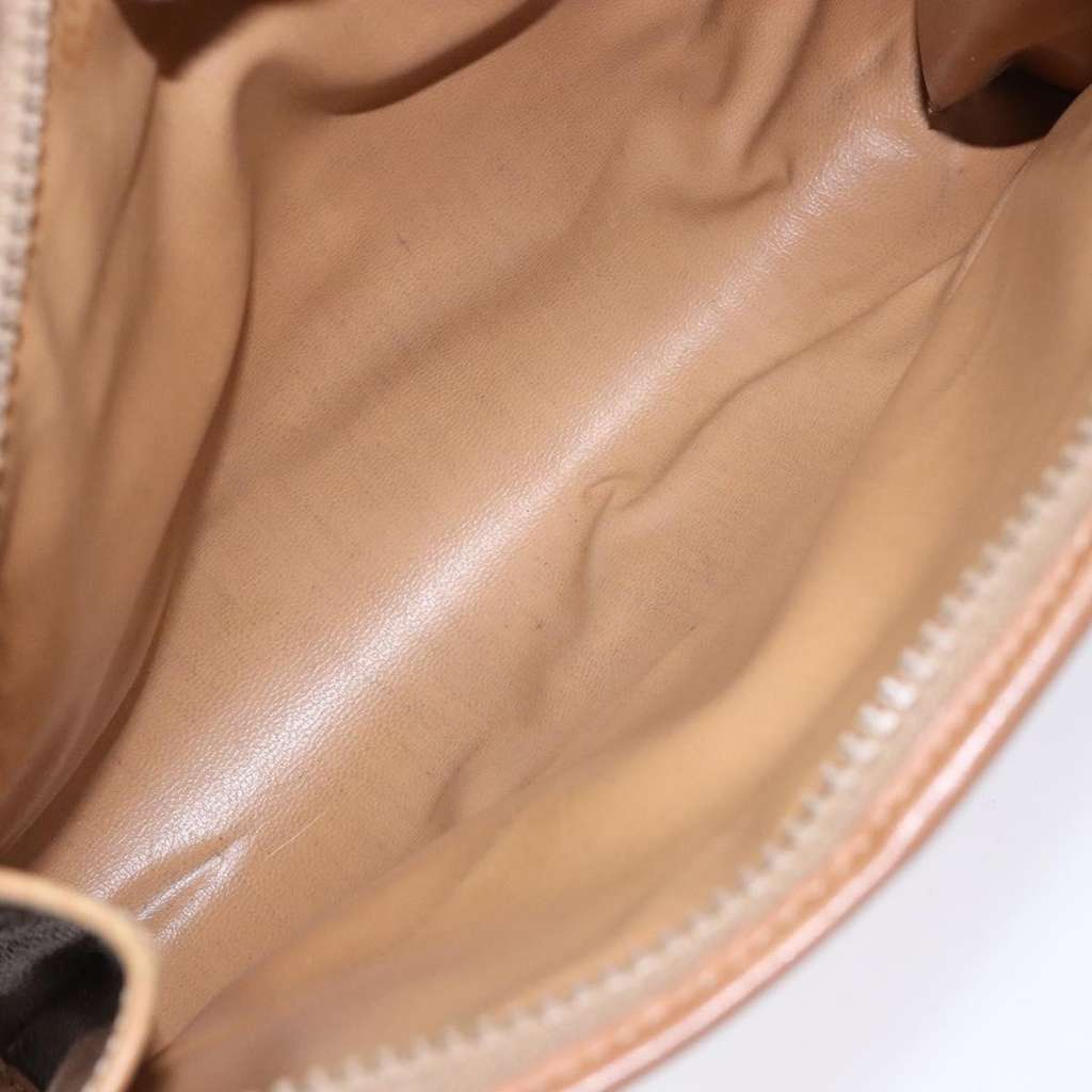 Celine Macadam Pochette Brown Canvas Good condition - Box View