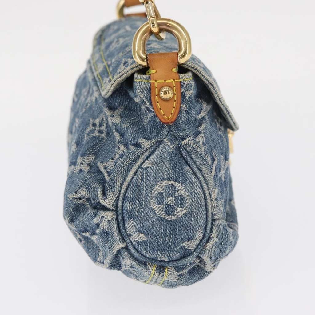 Louis Vuitton Pleaty Handbag Blue Good condition - Model View