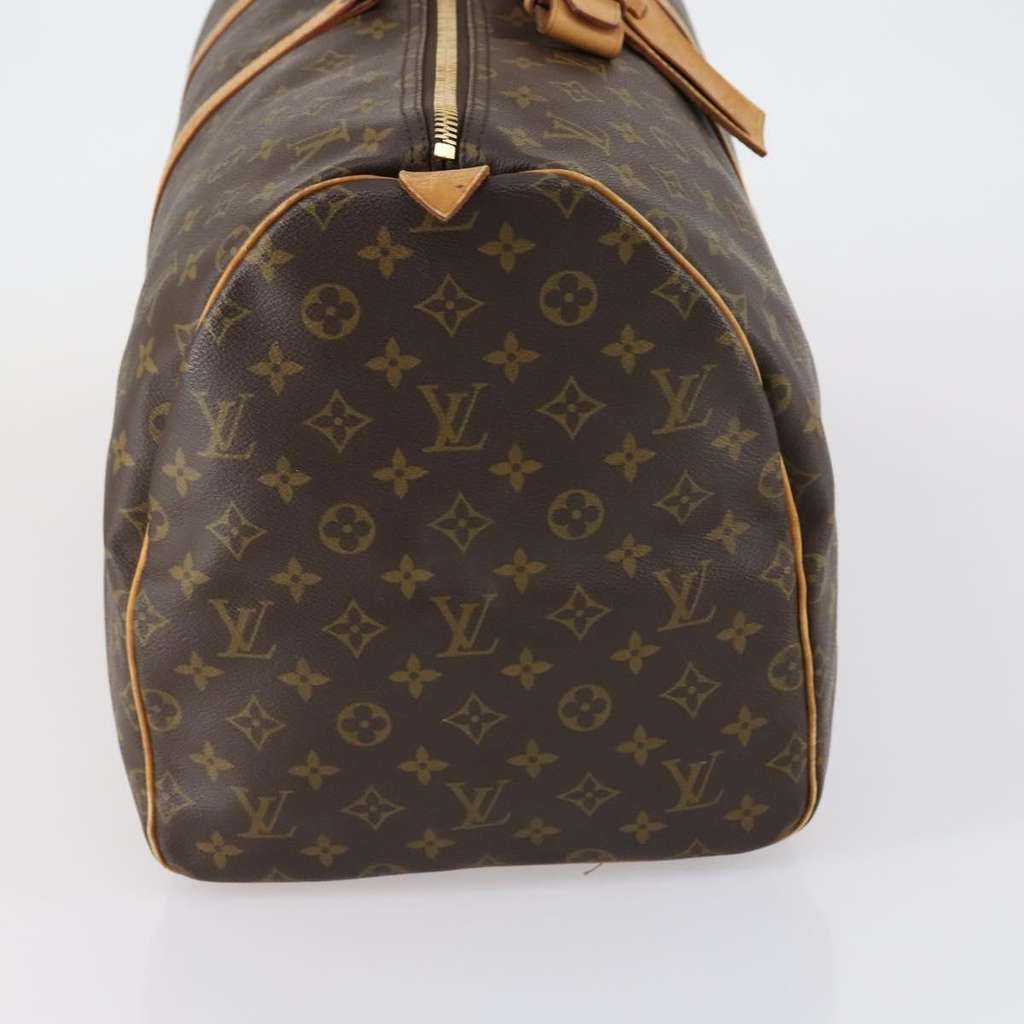 Louis Vuitton Keepall Bag Brown Canvas Good condition - Model View