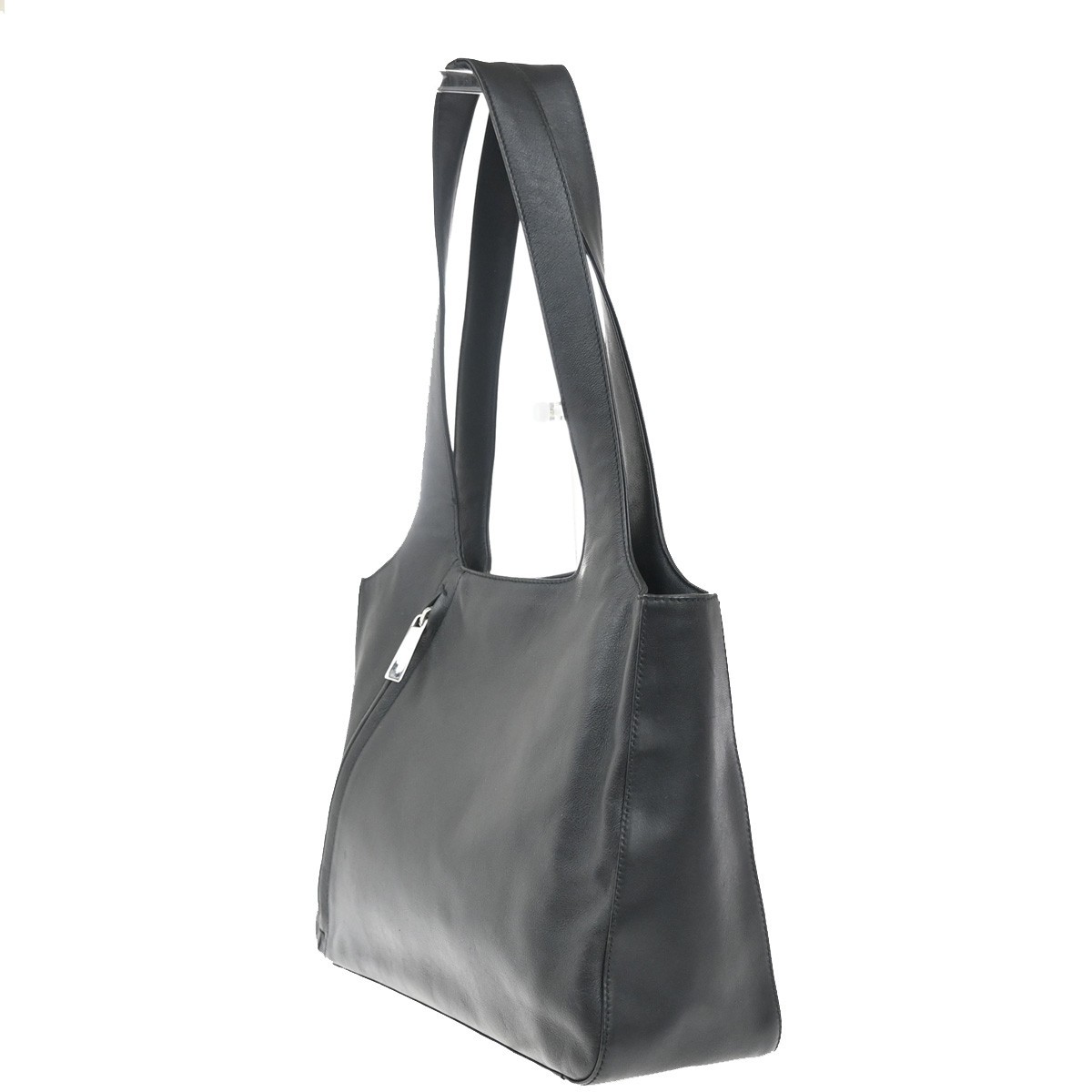 Salvatore Ferragamo Vintage Shoulder Bag Black Leather Good condition - Model View