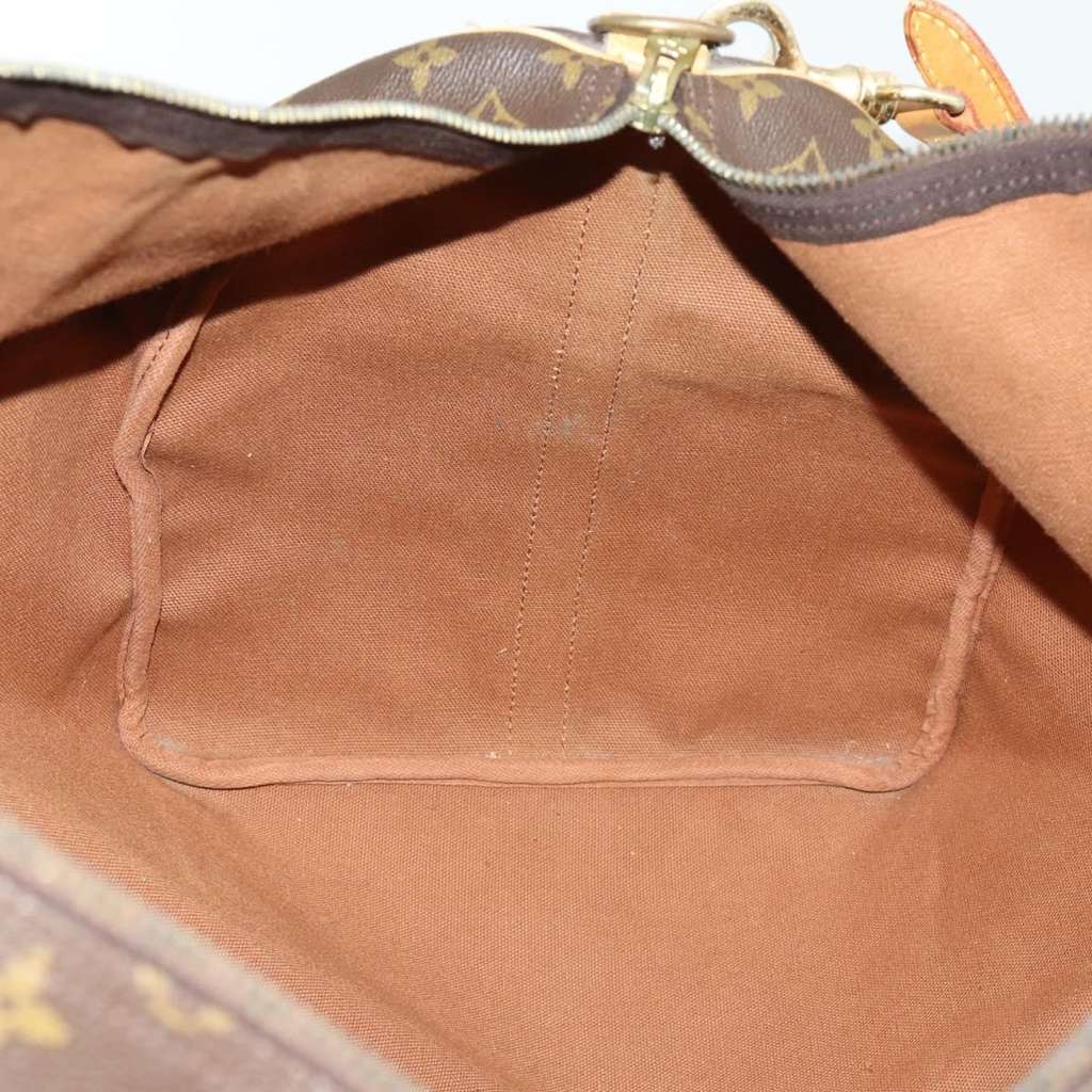 Louis Vuitton Keepall Bandouliere Bag Brown Canvas Fair condition - Box View