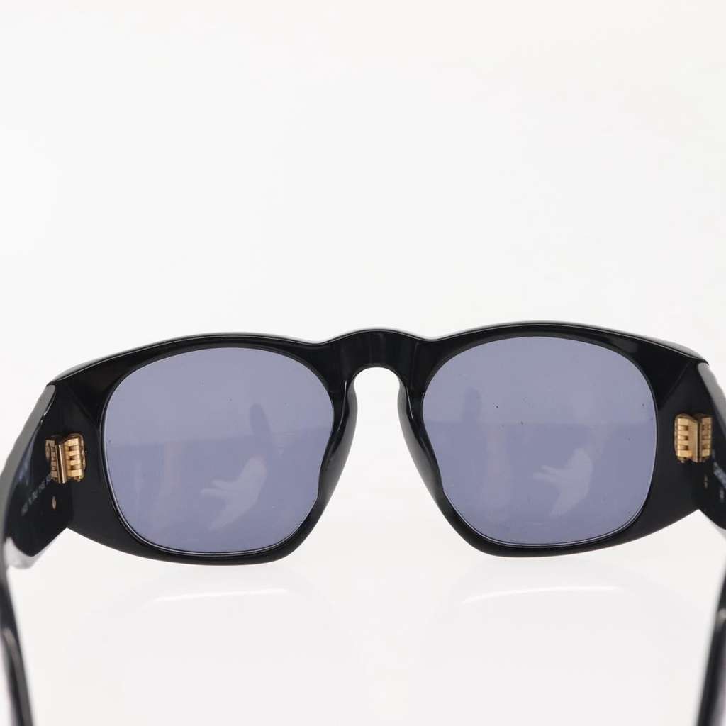 Chanel CC Logo Matelasse Sunglasses Eye Wear Black Plastic Good condition - Back View