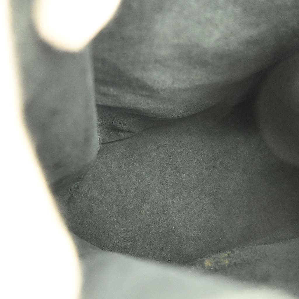 Louis Vuitton Vintage Sac d'Epaule Handbag Black Leather Good condition - Inside View