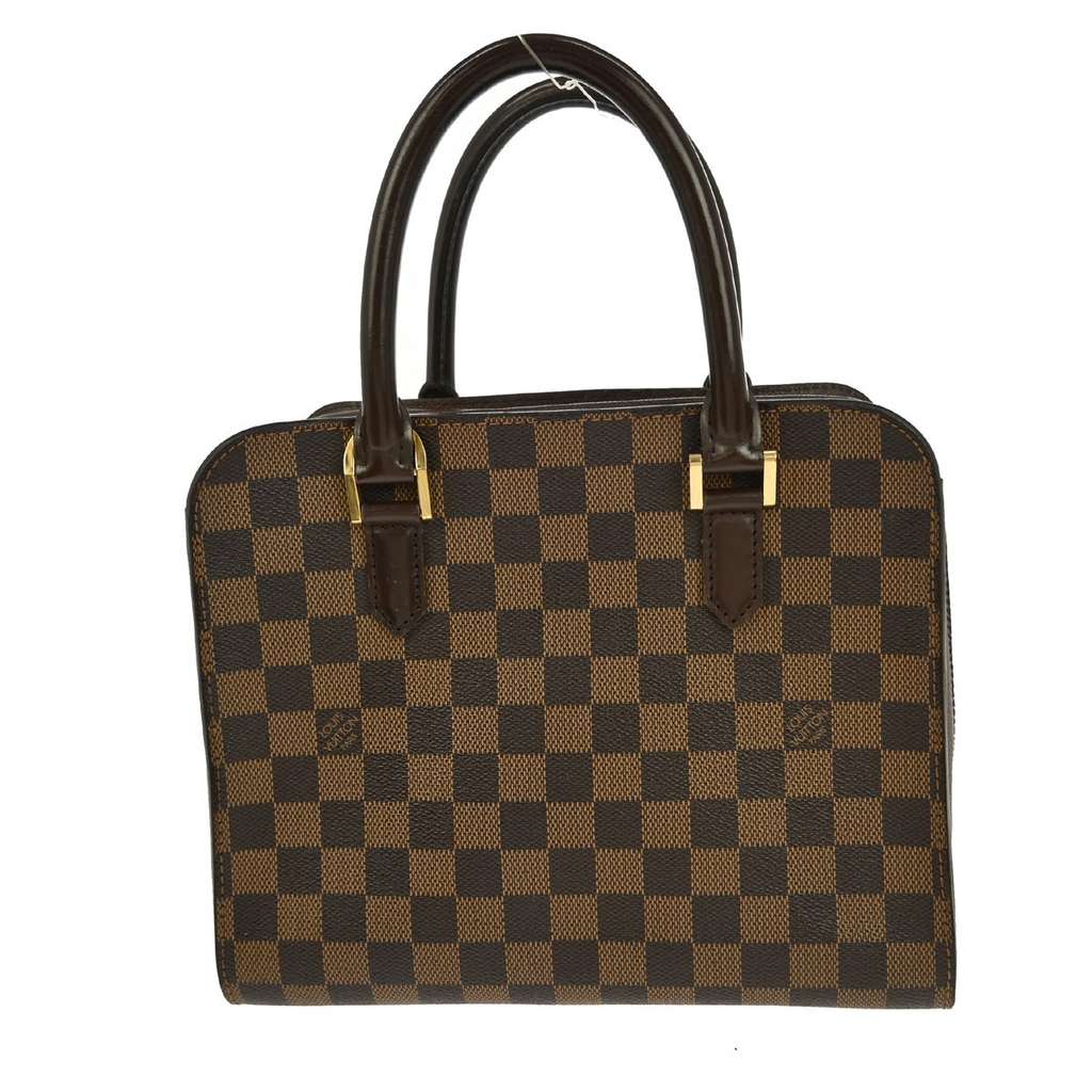 Louis Vuitton Brera Handbag Brown Canvas Good condition - Back View