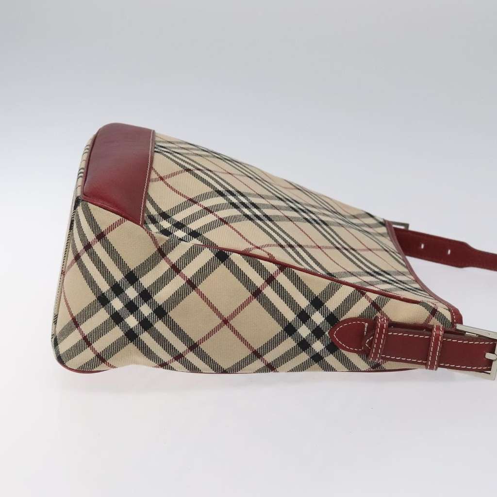 Burberry Shoulder Bag Beige Canvas Good condition - Inside View