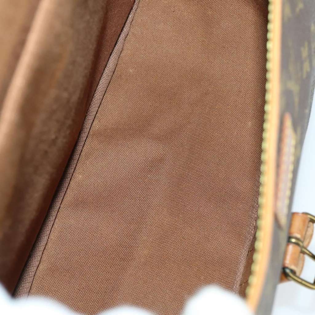 Louis Vuitton Saumur Handbag Brown Canvas Good condition - Box View