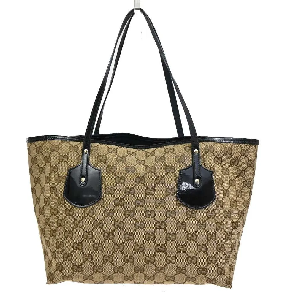 Gucci Jolie Tote Brown Canvas Good - Back View