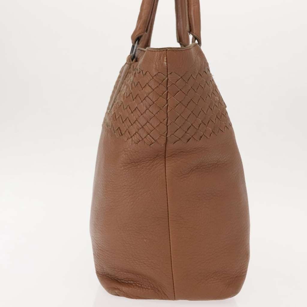 Bottega Veneta Intrecciato Tote Brown Leather Good condition - Model View