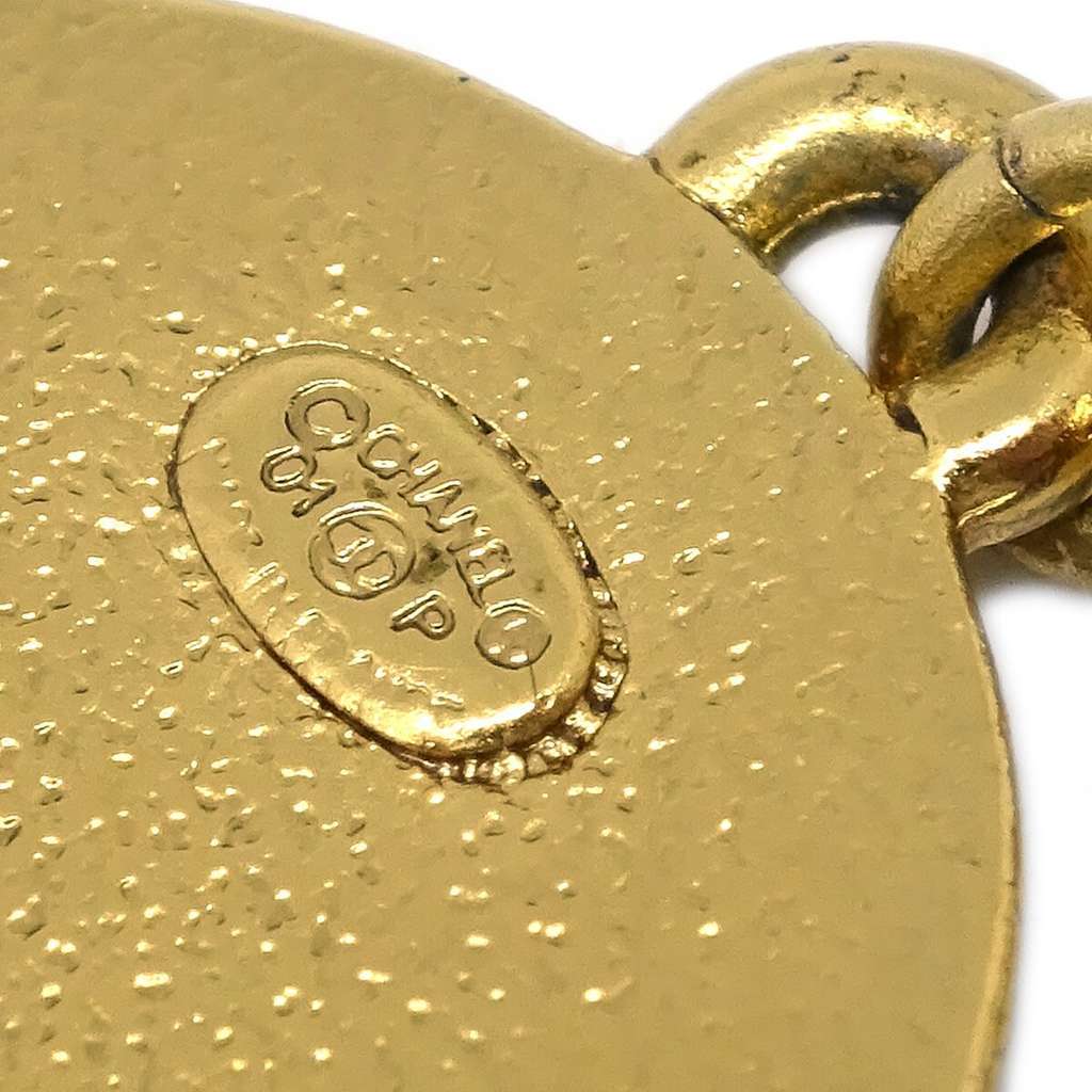 Chanel CC Star Dangle Earrings Pink Good condition - Model View