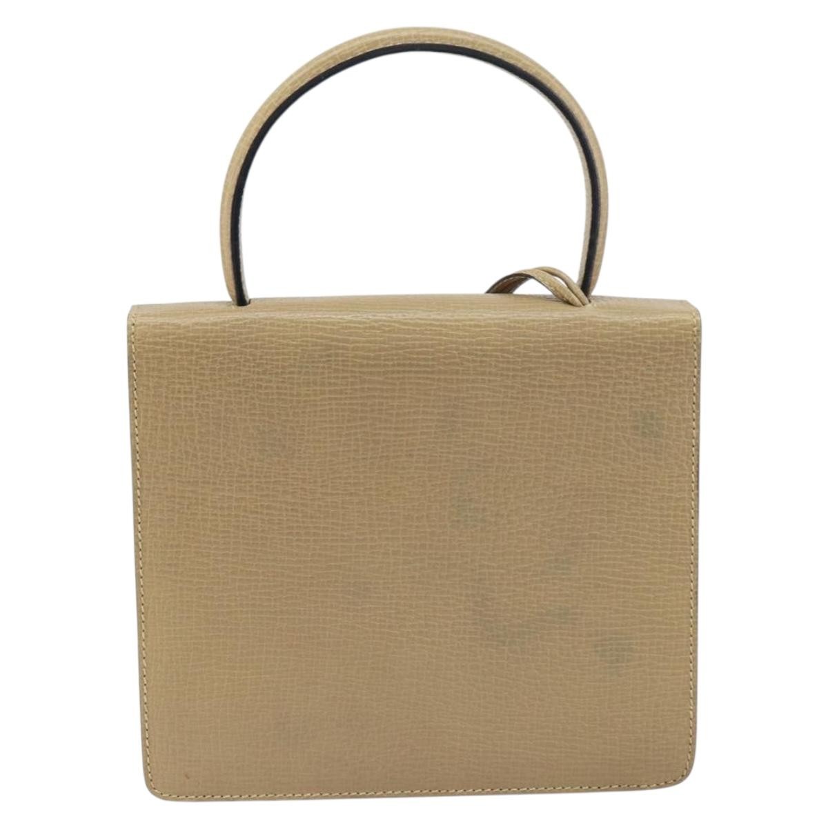 Loewe Barcelona Shoulder Bag Beige Leather Fair condition - Back View