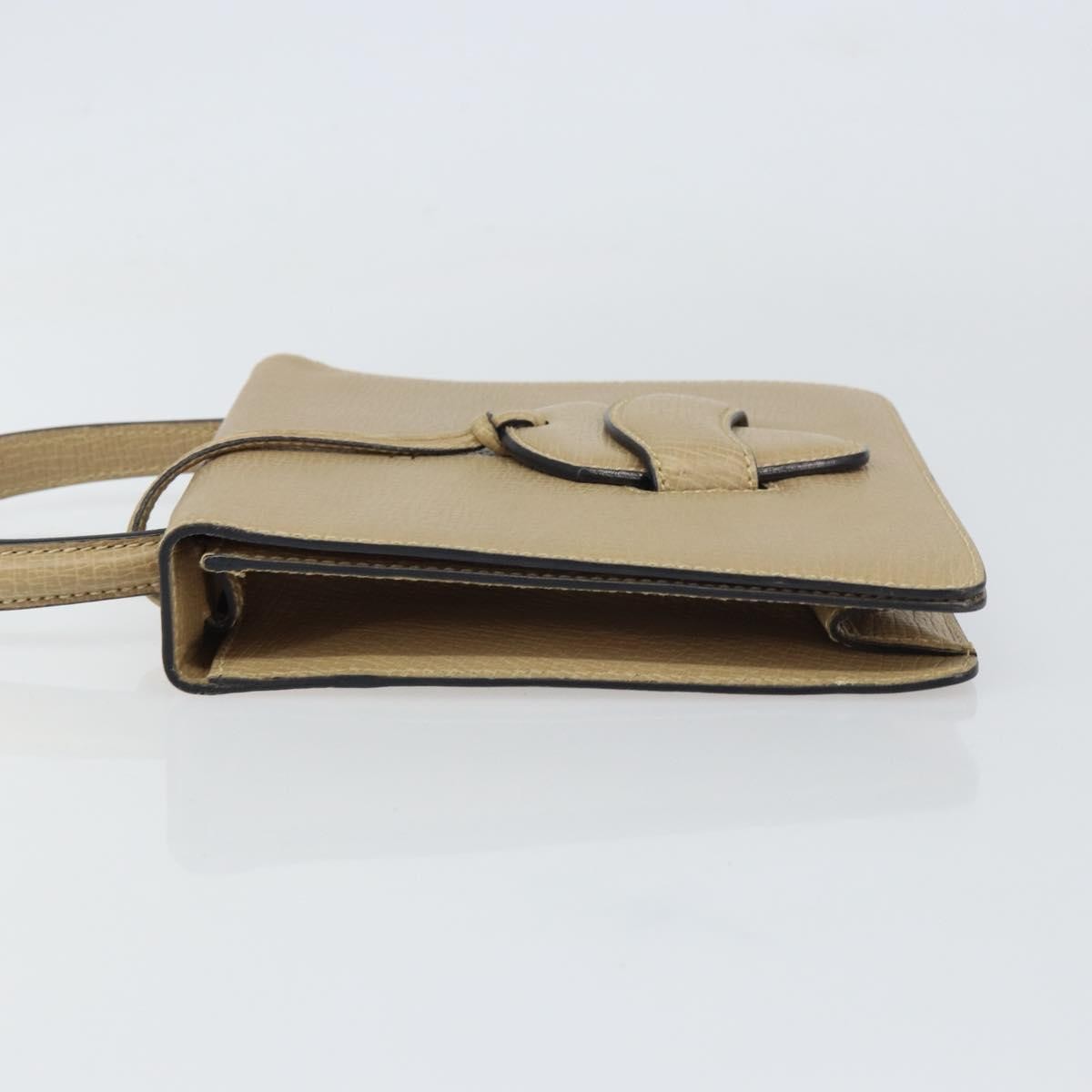 Loewe Barcelona Shoulder Bag Beige Leather Fair condition - Model View