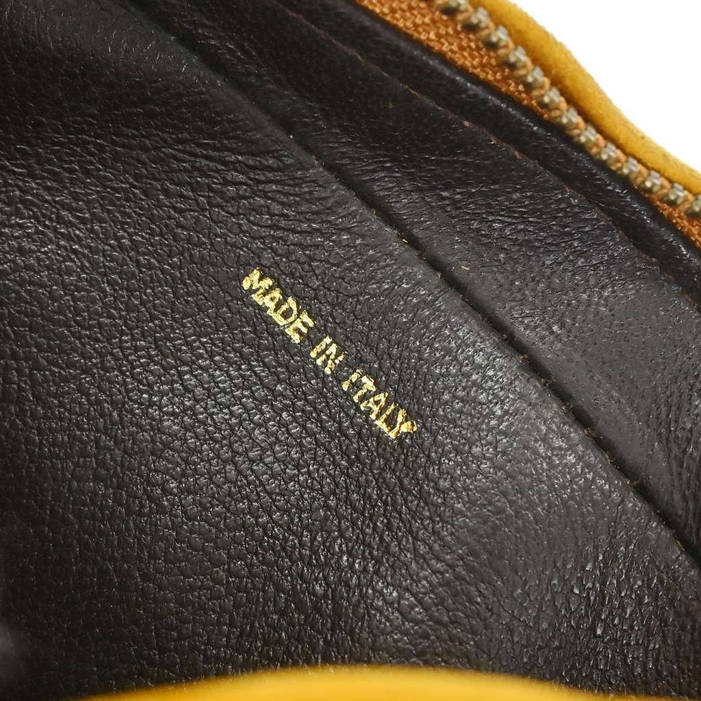 Chanel Vintage Front Pocket Camera Bag Orange Suede Good condition - Box View