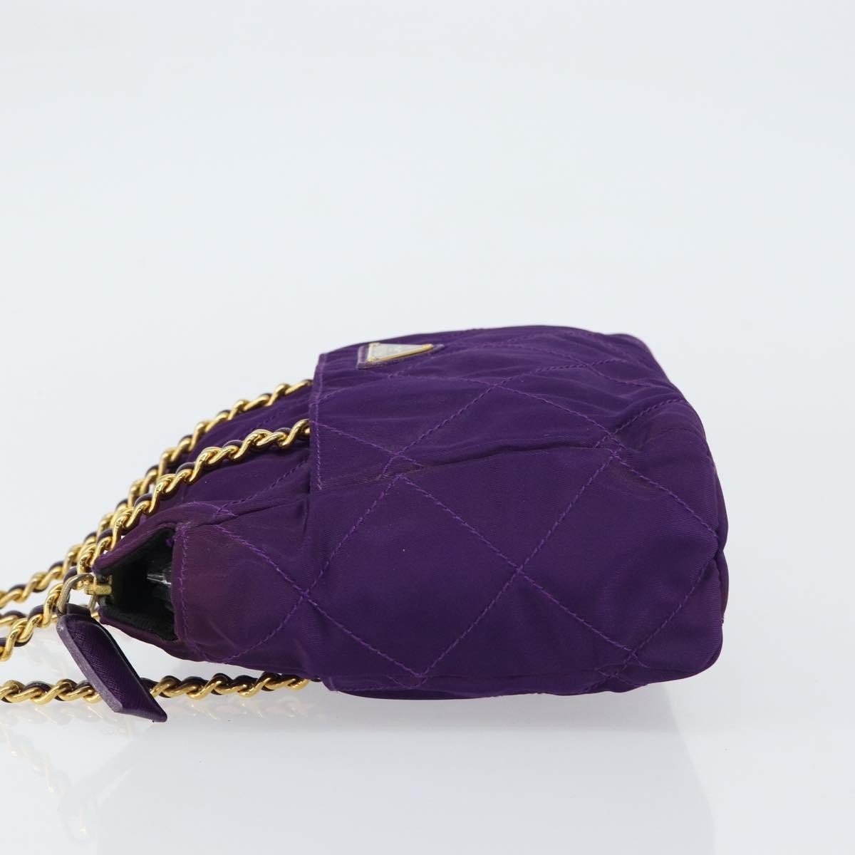 Prada Re-Edition 1995 Chain Tote Purple Good condition - Model View