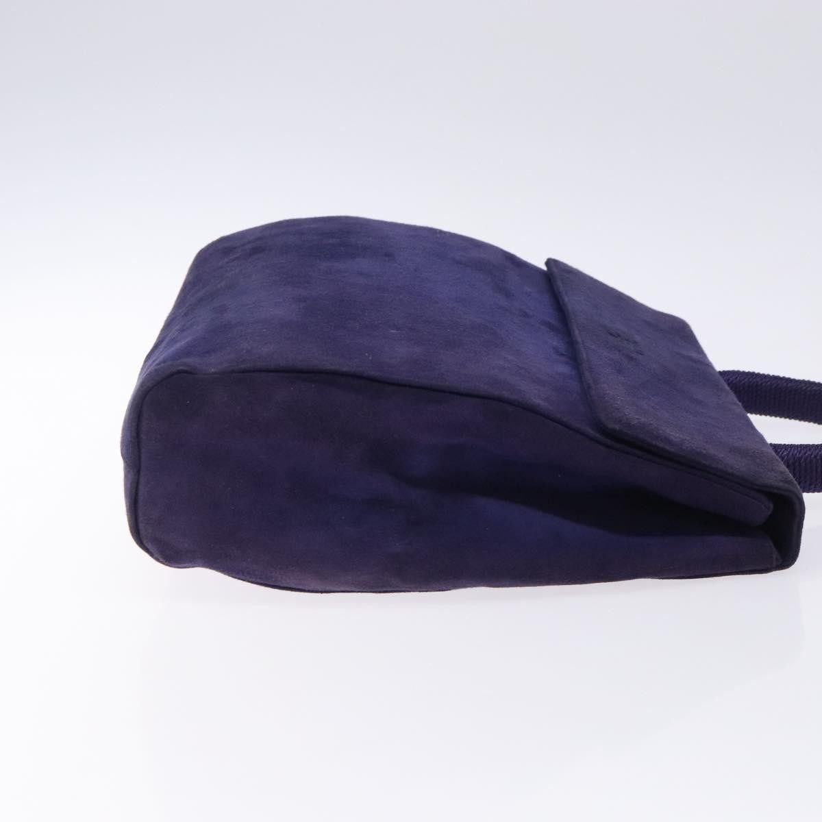 Prada Vintage Handbag Purple Suede Good condition - Inside View