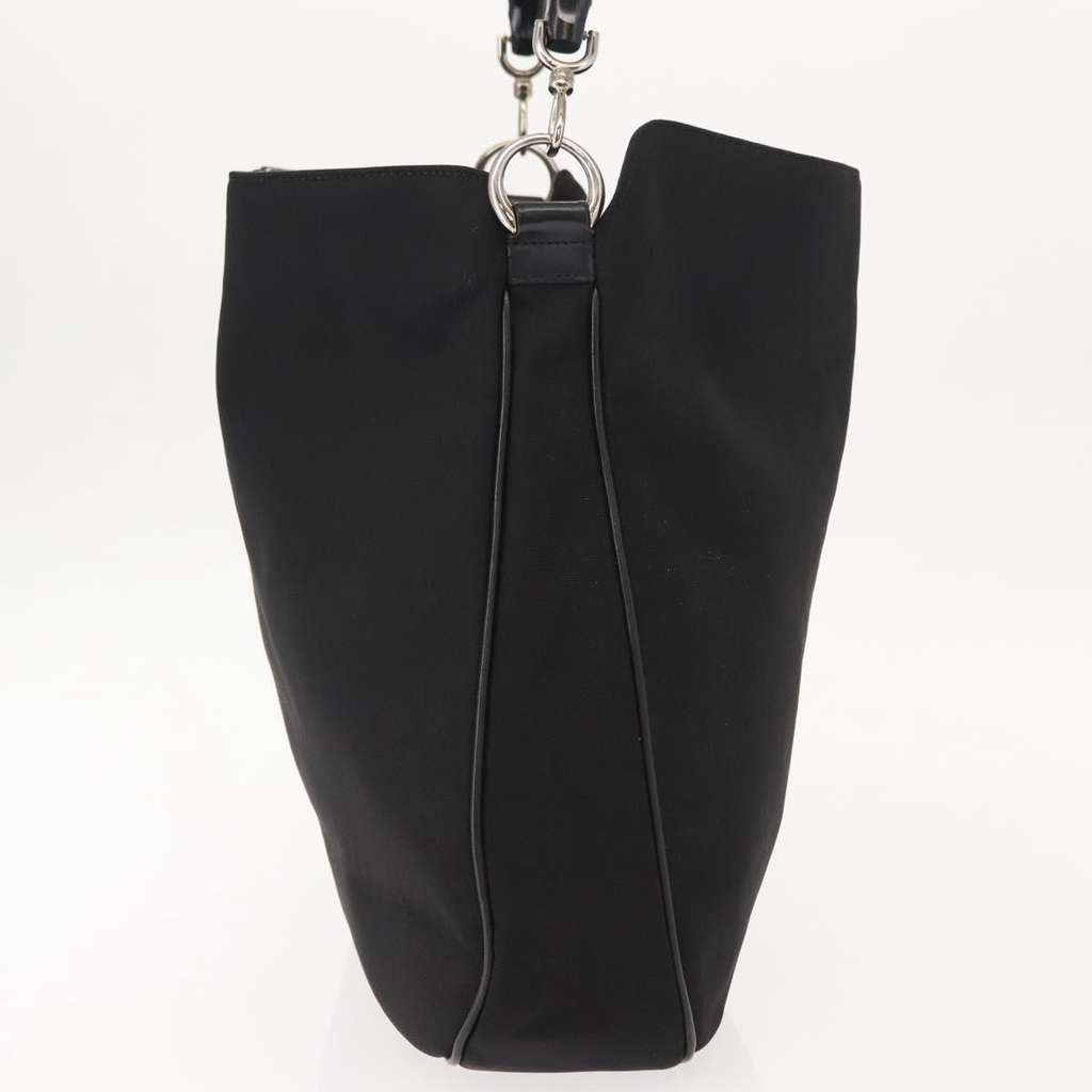 Gucci Vintage Bamboo Handle Open Hobo Black Good condition - Inside View
