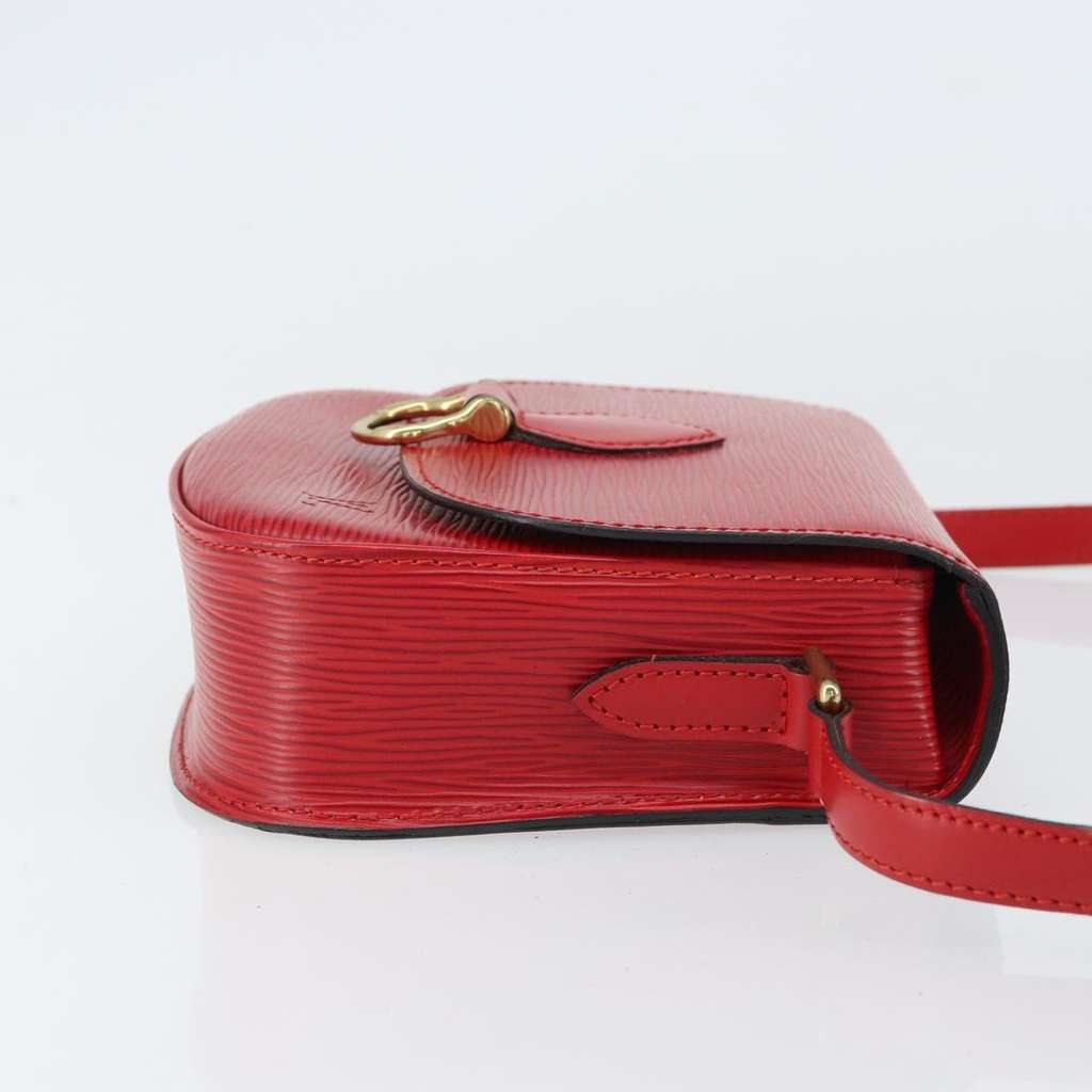 Louis Vuitton Saint Cloud Handbag Red Leather Good condition - Inside View