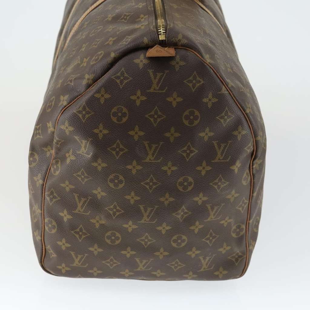 Louis Vuitton Keepall Bag Brown Canvas Good condition - Model View
