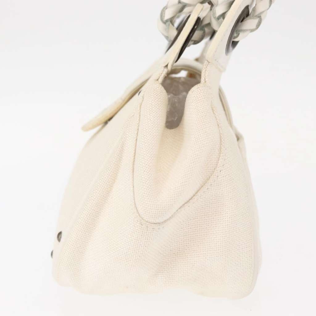 Chloe Vintage handbag White Canvas Good condition - Inside View