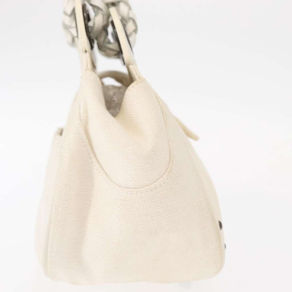 Chloe Vintage handbag White Canvas Good condition - Model View
