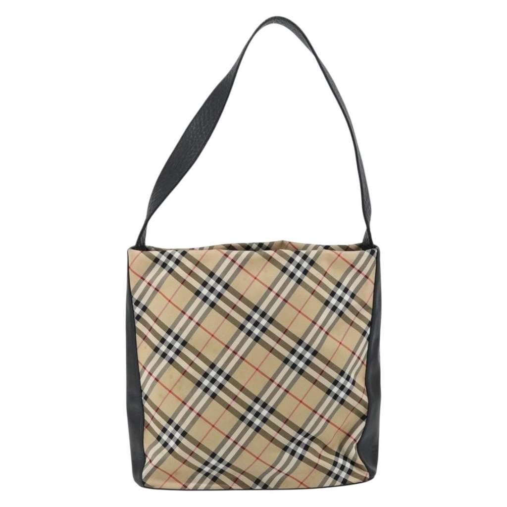 Burberry Nova check Shoulder bag Beige Good condition - Back View