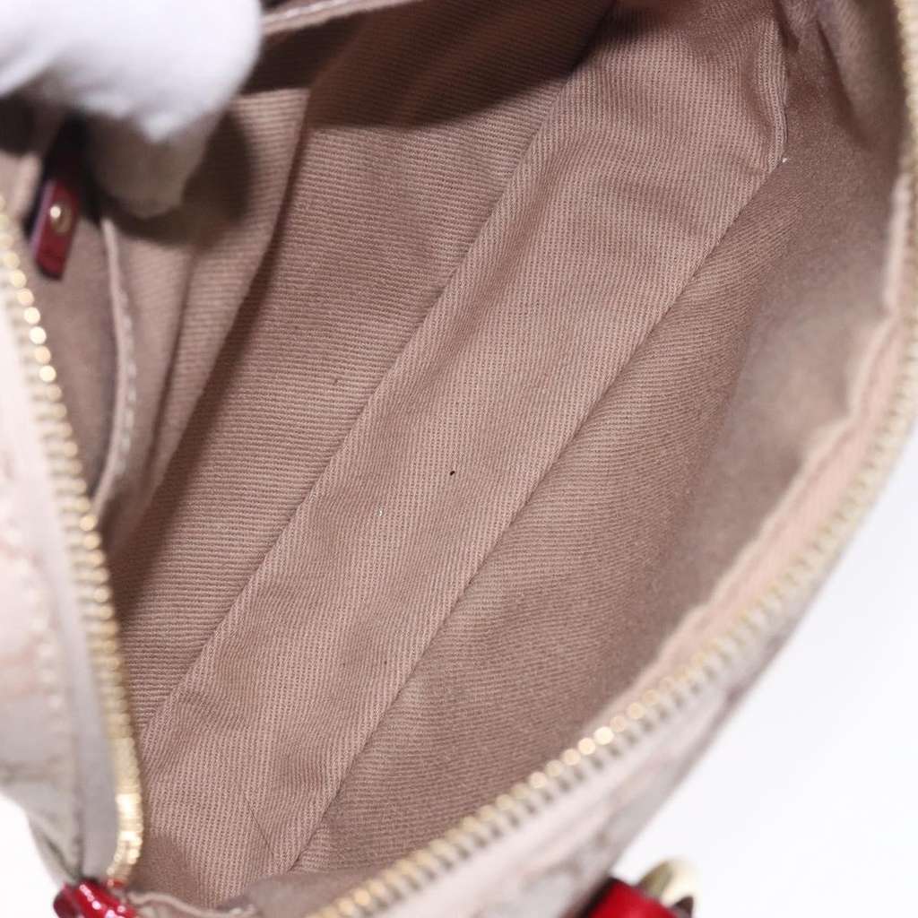 Celine Vintage Macadam Shoulder Bag Beige Canvas Good condition - Box View