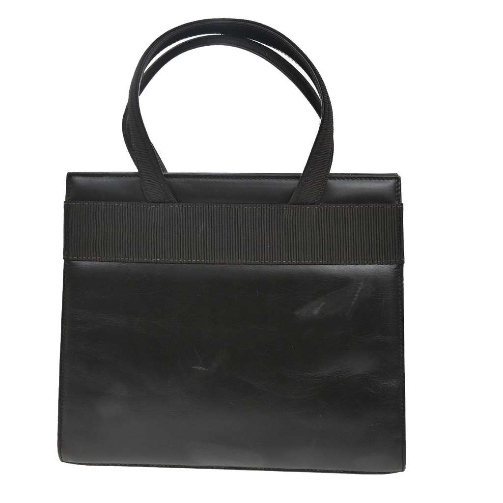 Salvatore Ferragamo Convertible Vara Bow Tote Brown Leather Good condition - Back View