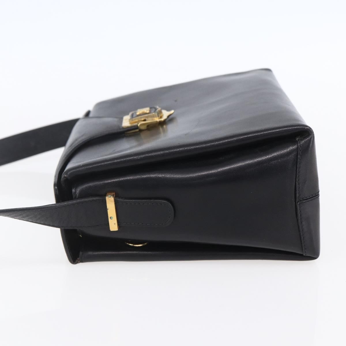 Celine Vintage Shoulder Bag Black Leather Good condition - Inside View