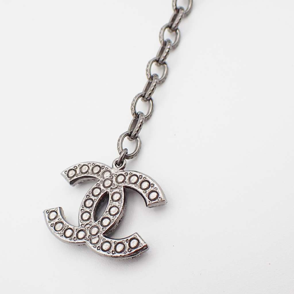 Chanel CC Charm Bracelet Black Good condition - Back View