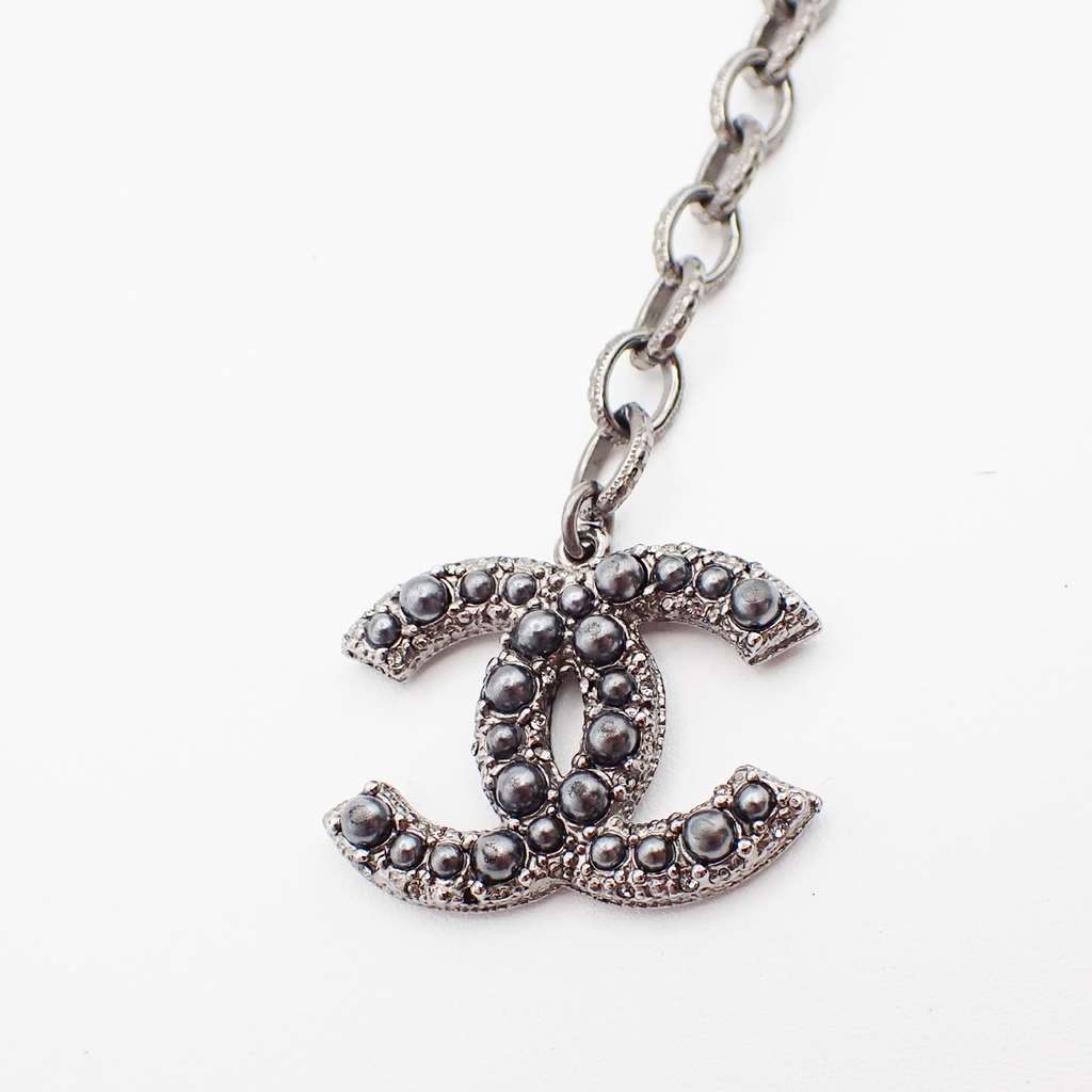 Chanel CC Charm Bracelet Black Good condition - Inside View