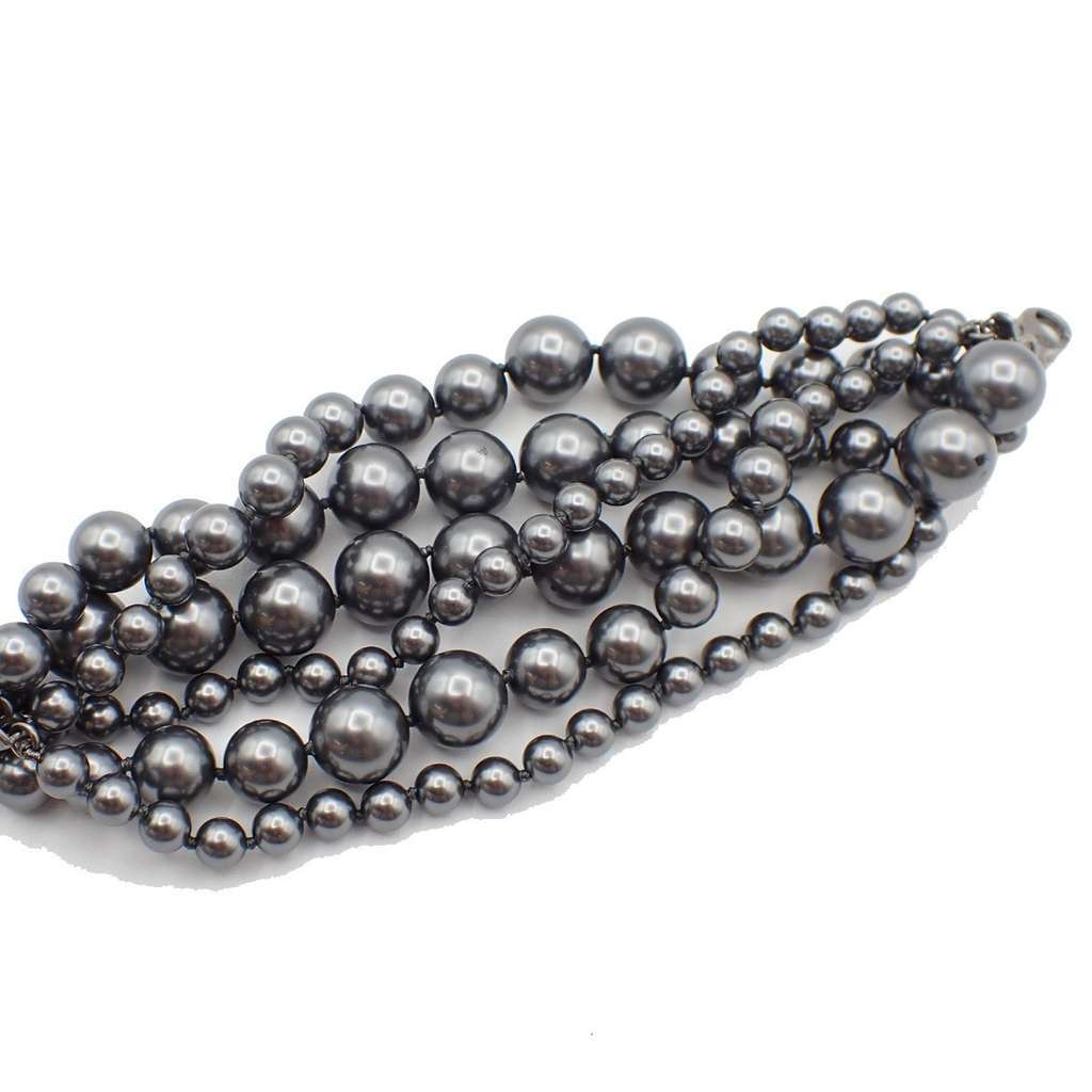 Chanel CC Charm Bracelet Black Good condition - Box View