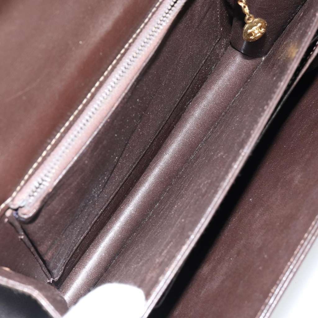 Celine C Sulky Shoulder bag Brown Canvas Good condition - Box View