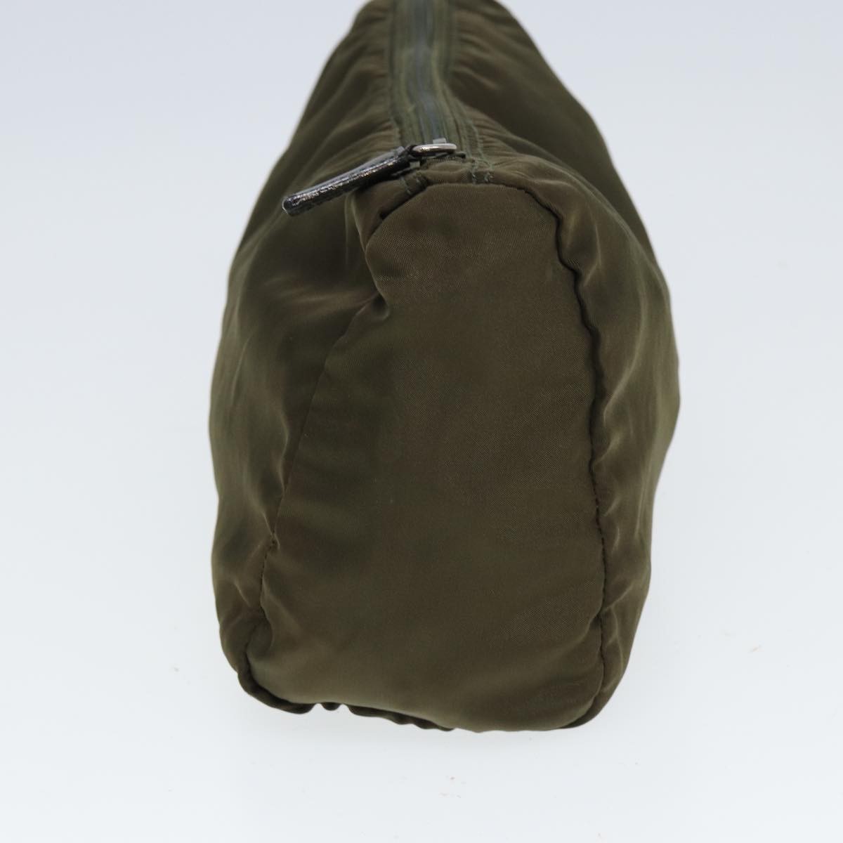 Prada Zip Around Pouch Khaki Good condition - Model View