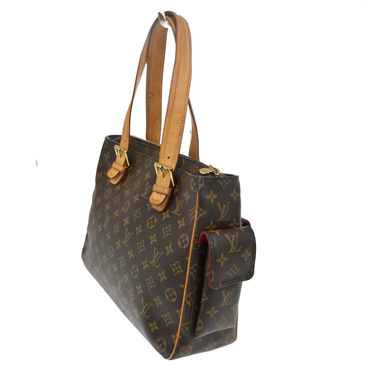 Louis Vuitton Multipli Cite Handbag Brown Canvas Good condition - Model View
