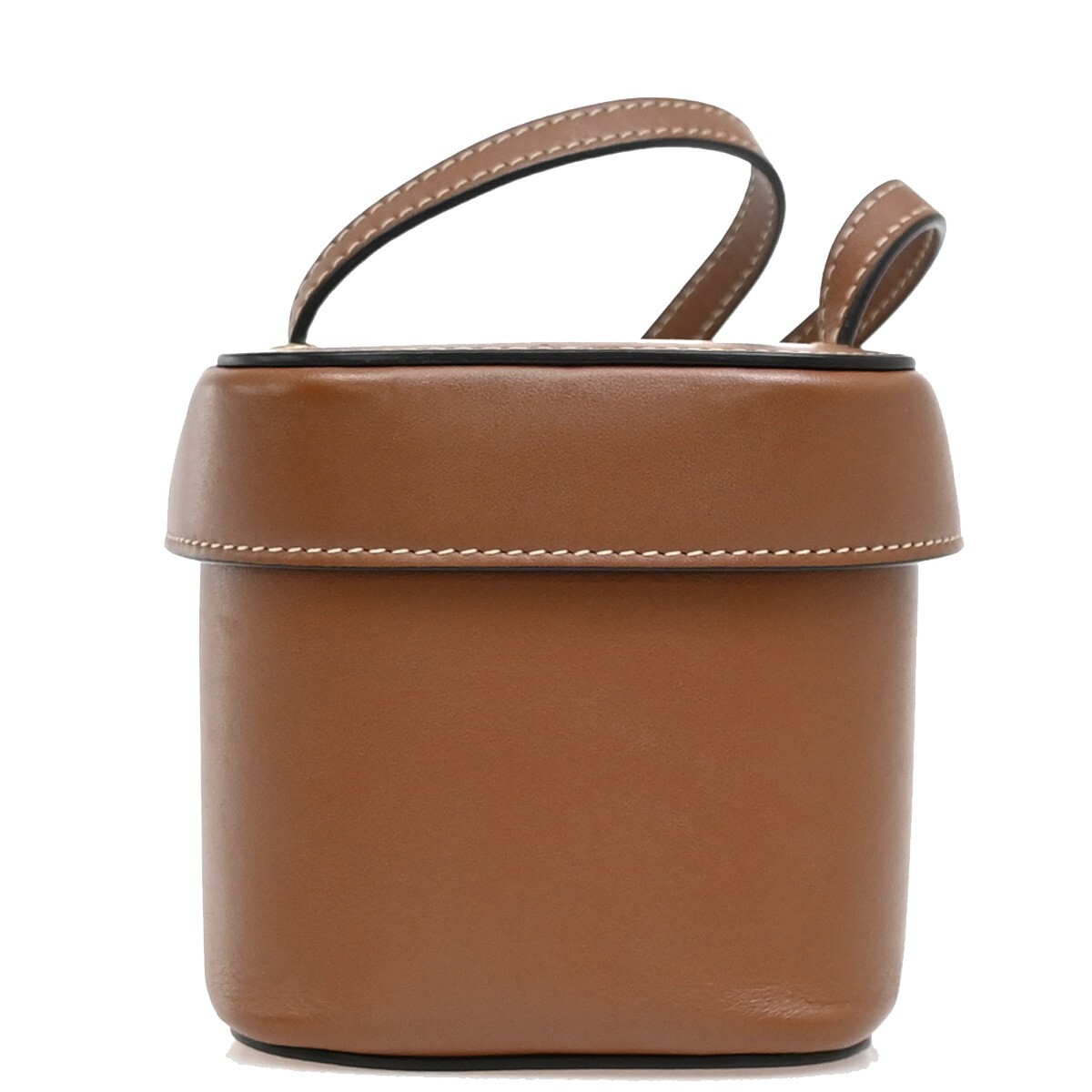 Celine Cuir Triomphe Box Bag Brown Leather Good condition - Back View