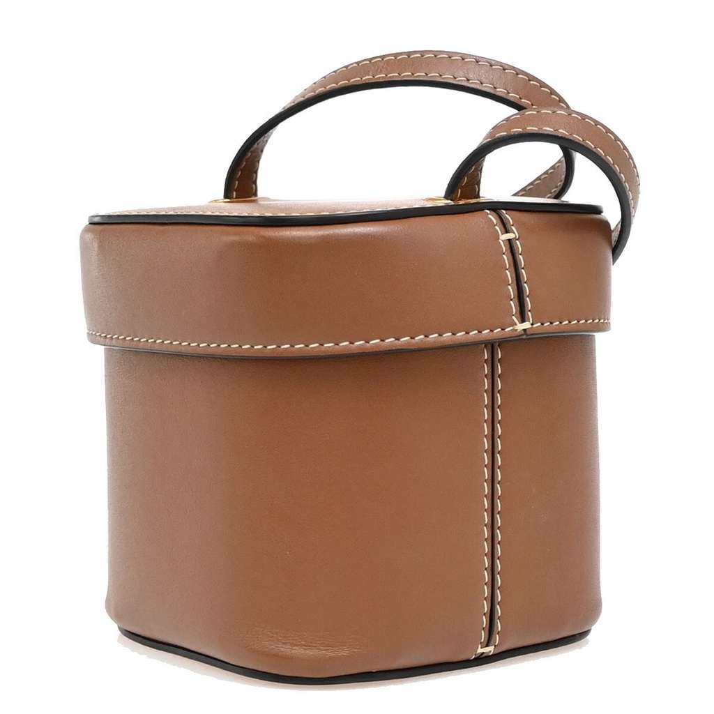 Celine Cuir Triomphe Box Bag Brown Leather Good condition - Model View