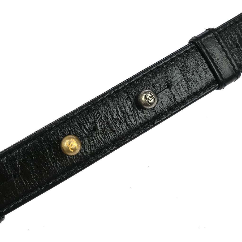 Chanel Gabrielle Hobo Black Tweed Good condition - Box View