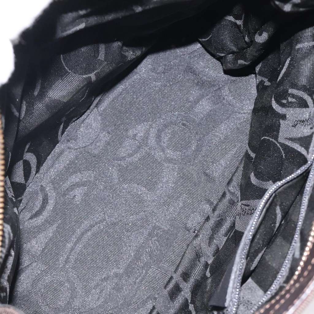 Salvatore Ferragamo Vala Handbag Brown Canvas Good condition - Box View