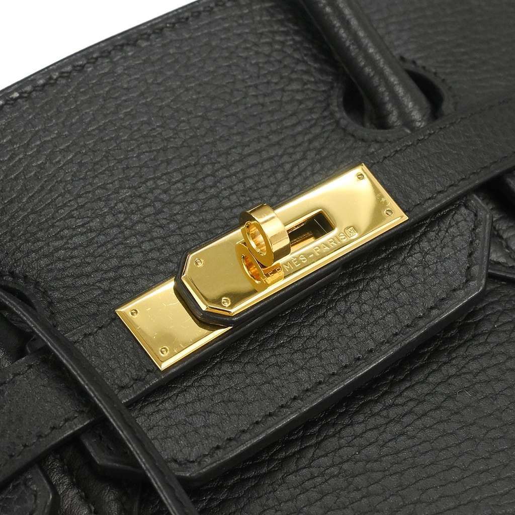Hermès Birkin Handbag Black Leather Good condition - Box View
