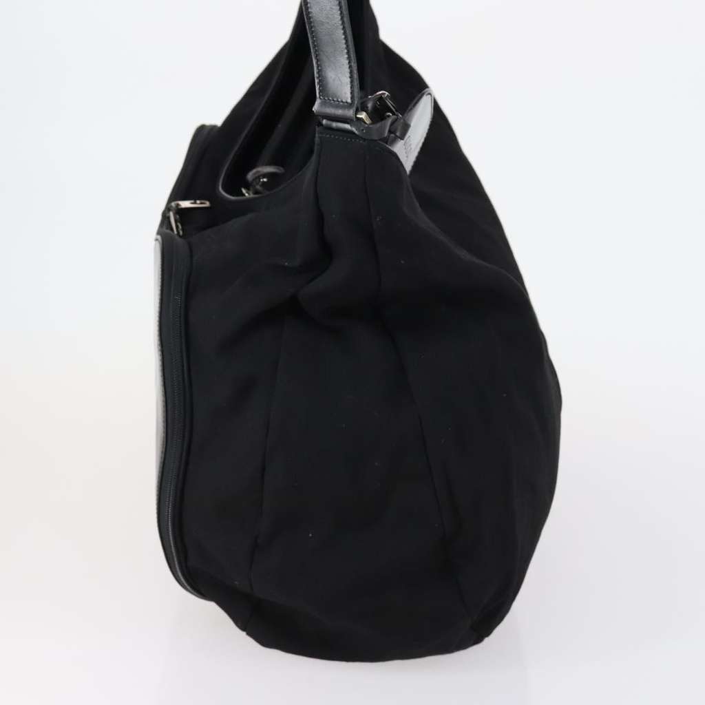 Gucci Vintage Shoulder Bag Black Canvas Good condition - Inside View