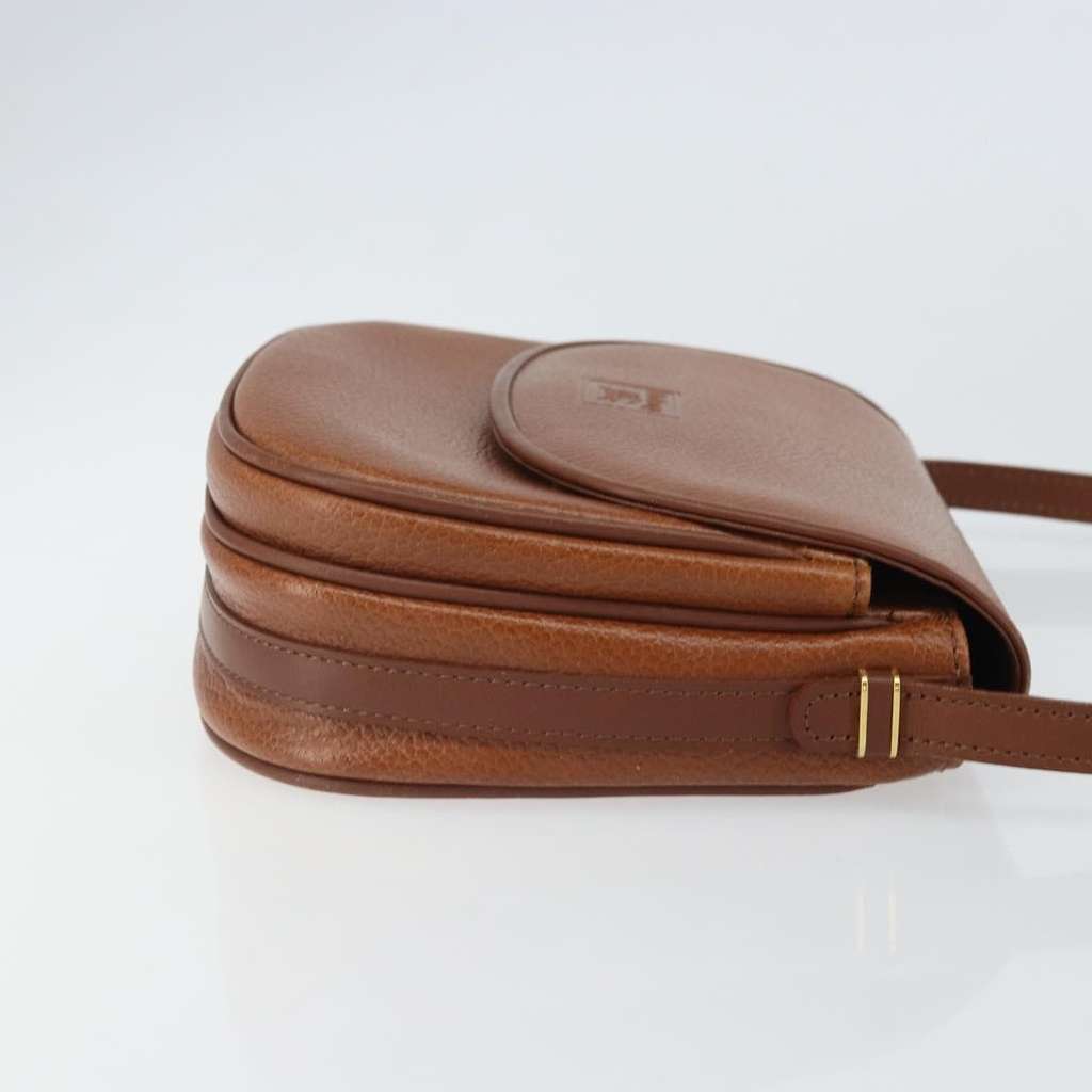 Burberry Vintage Shoulder Bag Brown Leather Good condition - Inside View