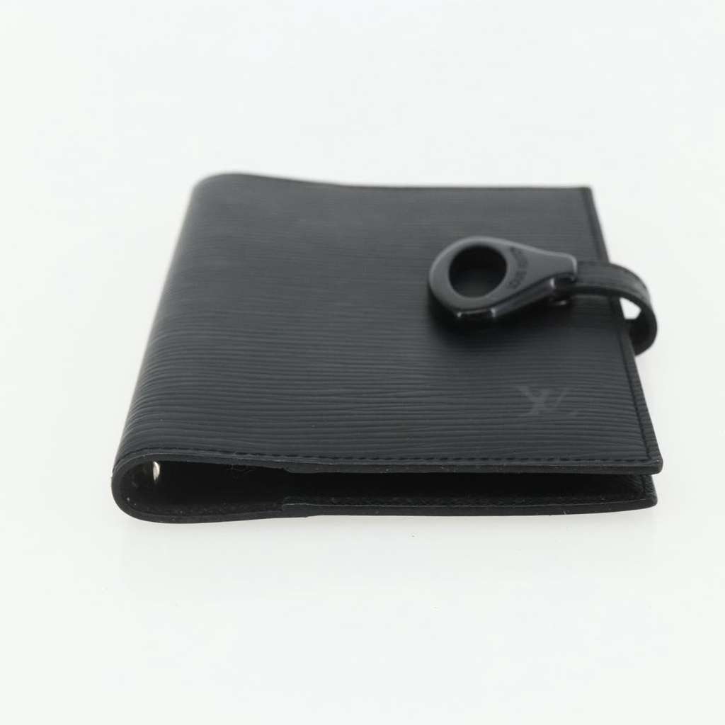 Louis Vuitton Agenda Cover Black Leather Good condition - Inside View