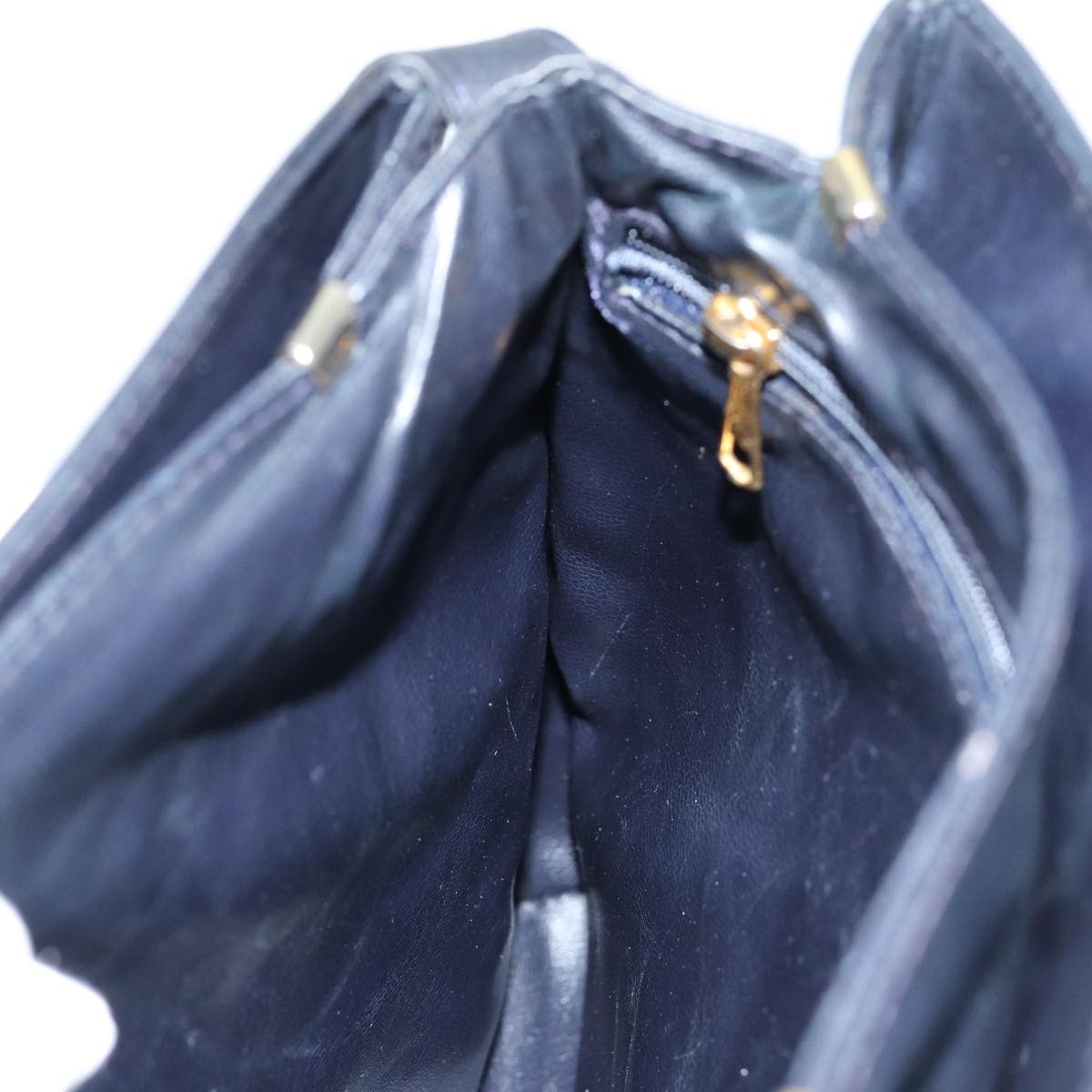 Bally Vintage Shoulder Bag Black Leather Good condition - Box View