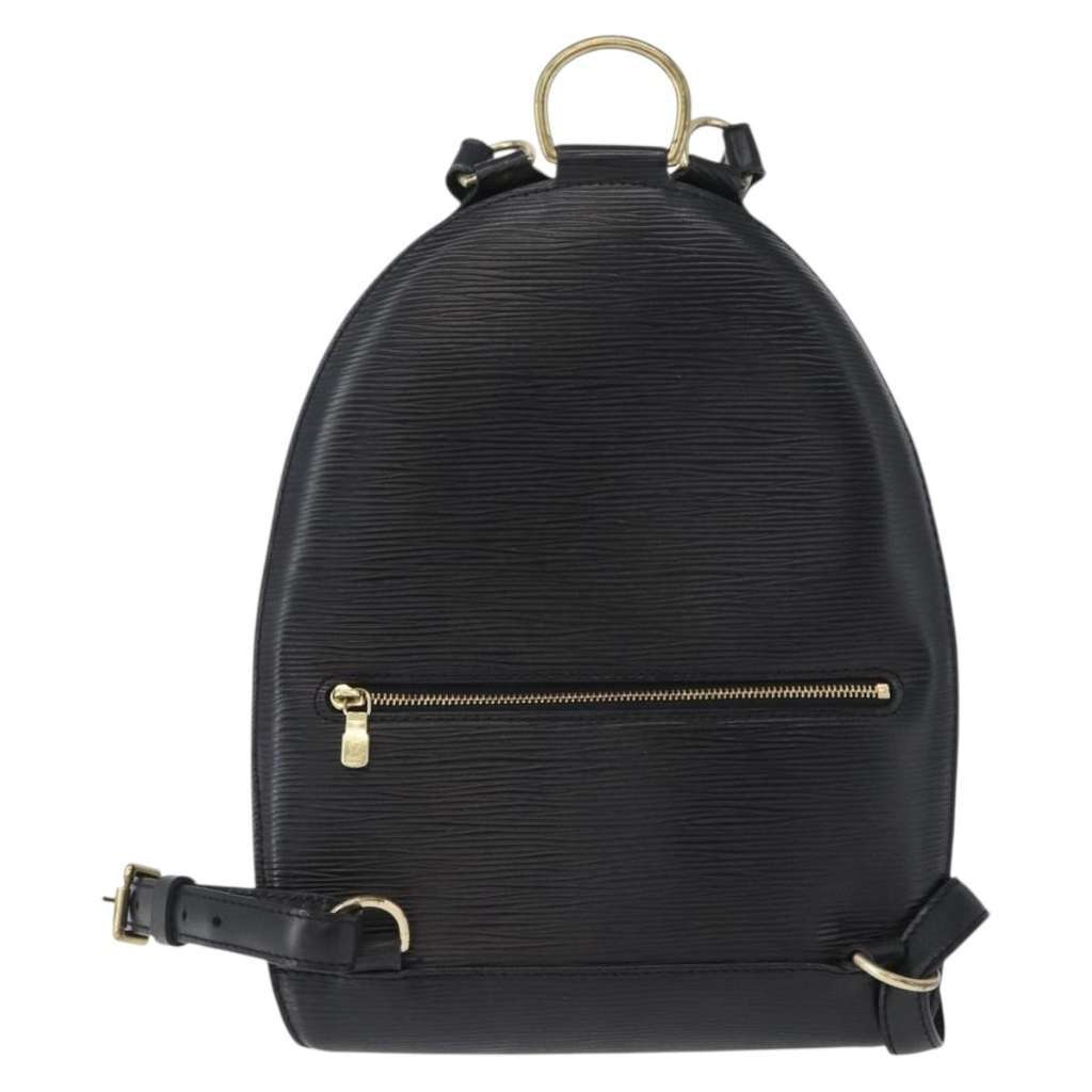 Louis Vuitton Mabillon Backpack Black Leather Good condition - Back View