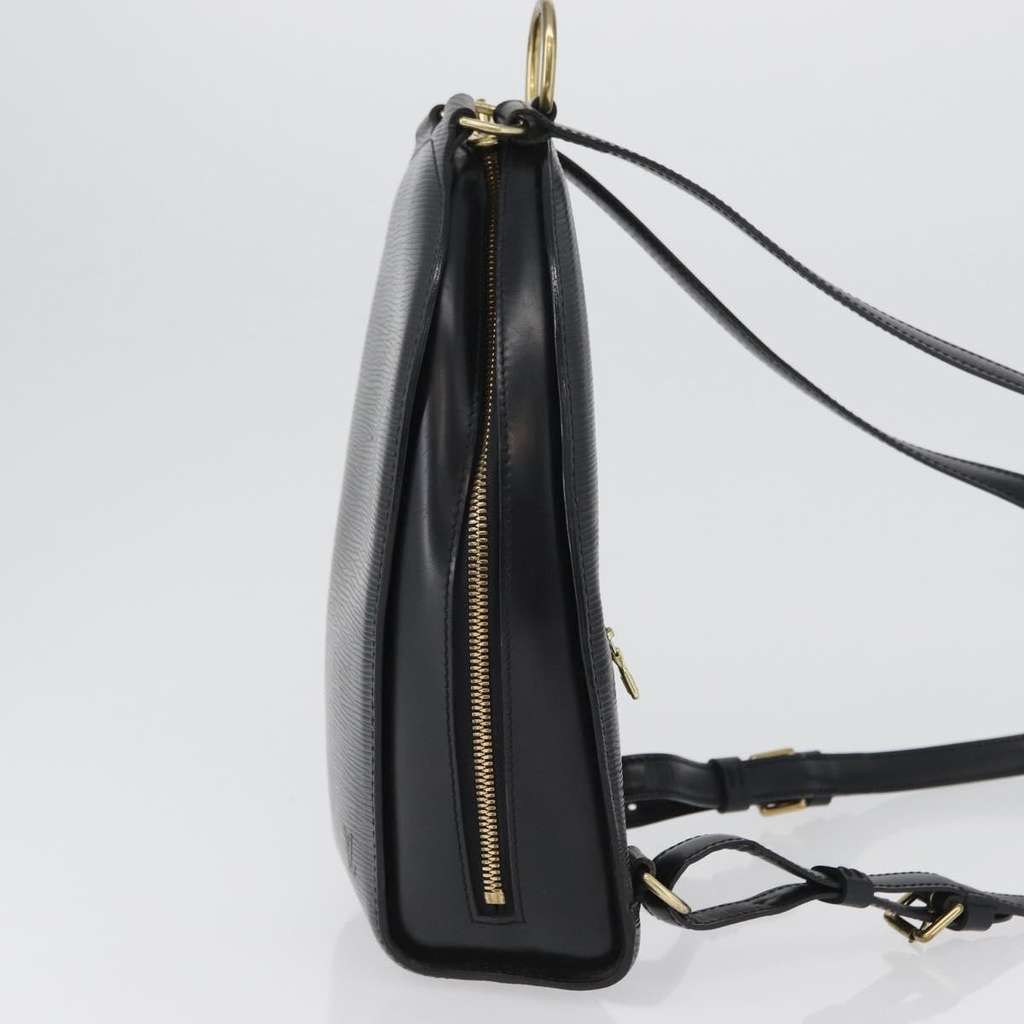 Louis Vuitton Mabillon Backpack Black Leather Good condition - Inside View