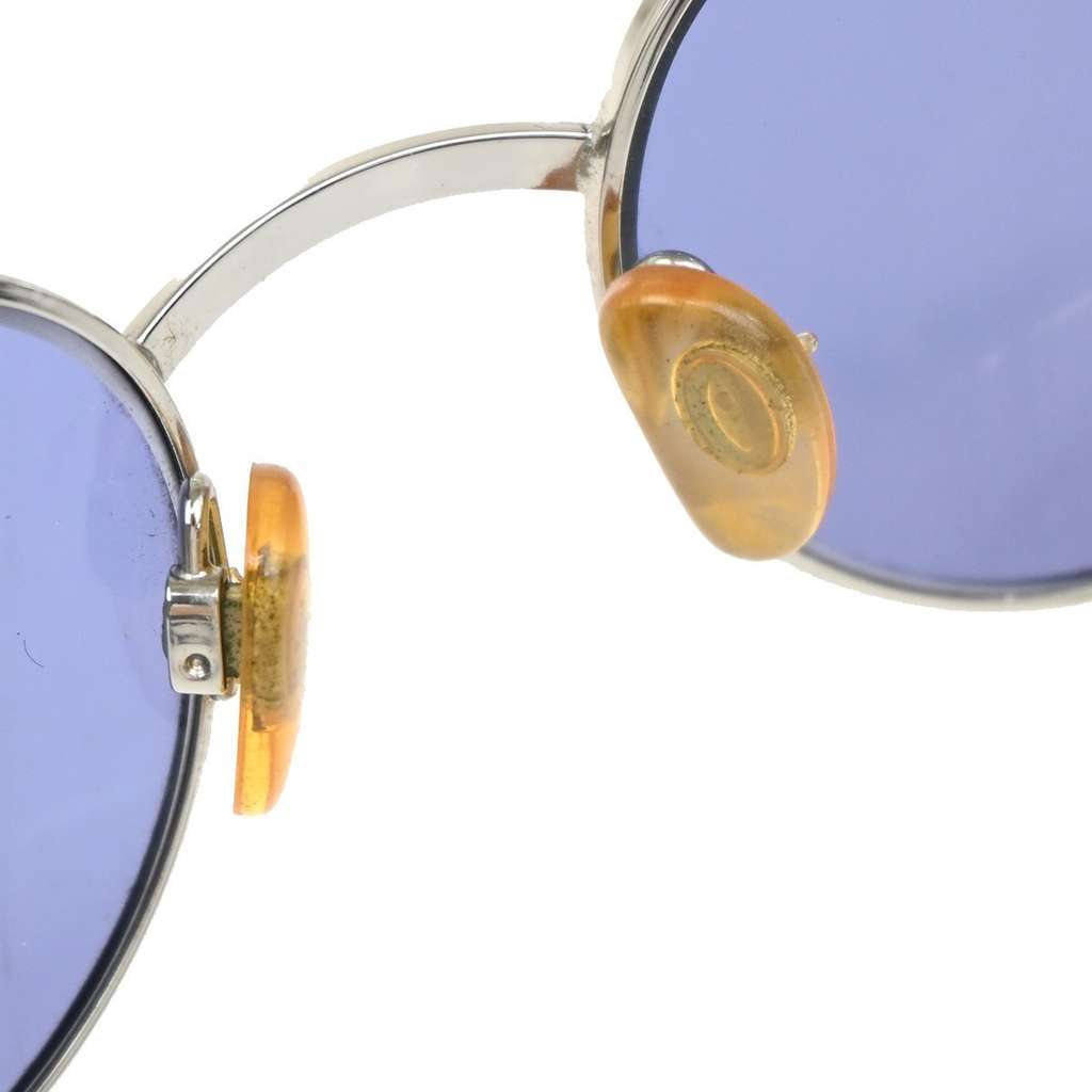 Chanel CHANEL Logo Sunglasses Eye Wear Blue Metal Good condition - Box View