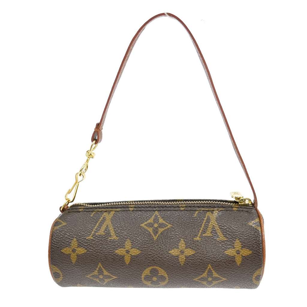 Louis Vuitton Papillon Pochette Brown Canvas Good condition - Back View