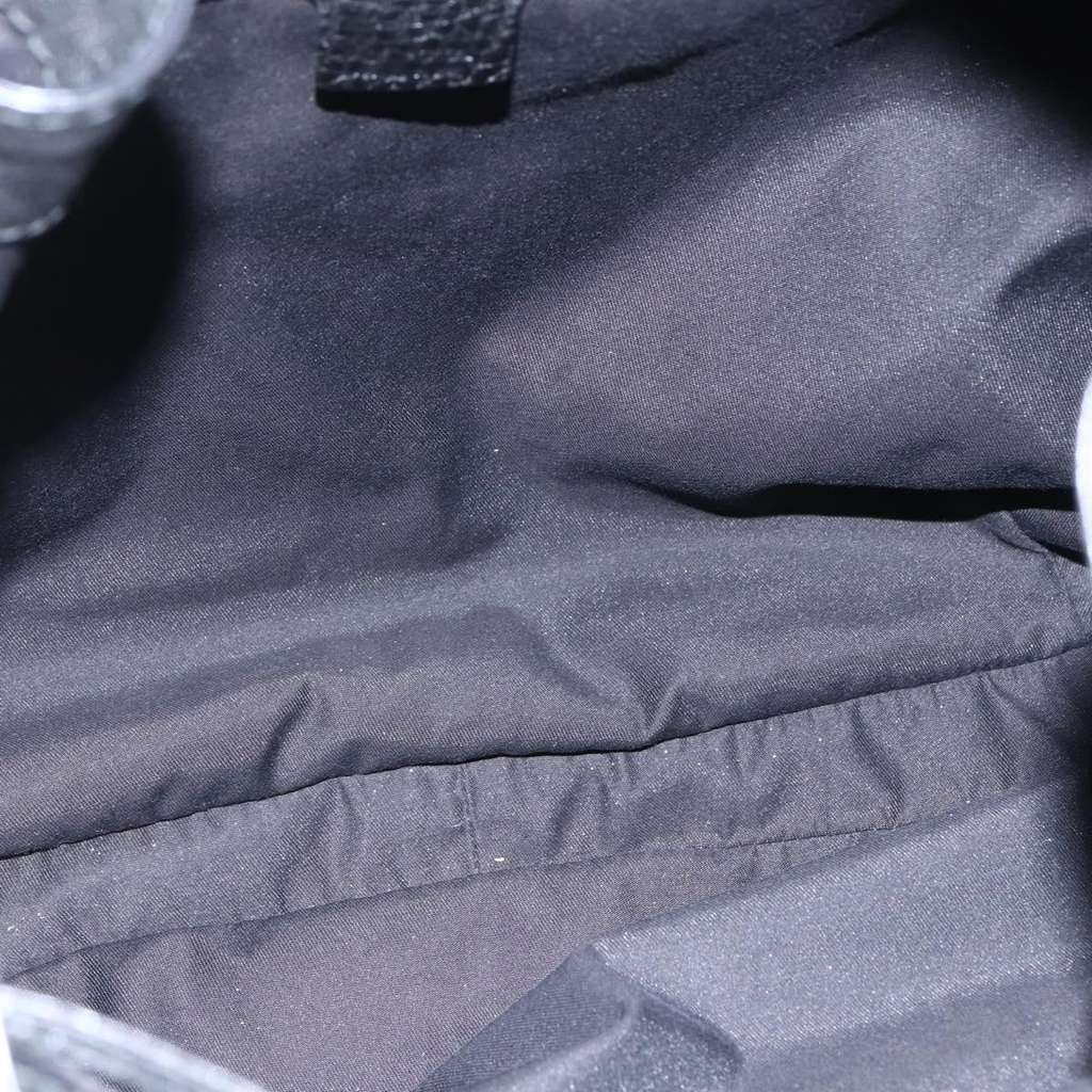 Gucci Interlocking Icon Drawstring Hobo Black Leather Good condition - Box View